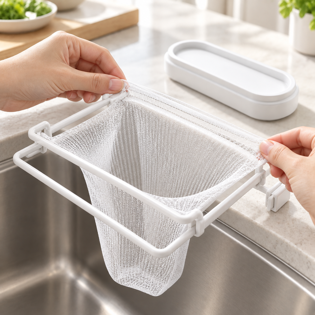 Disposable Sink Strainer Basket for Food Waste Filtering