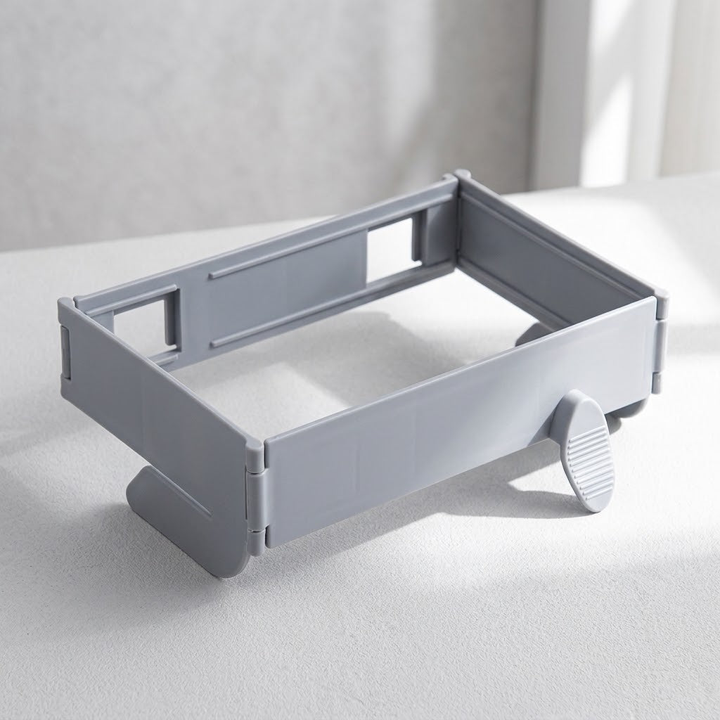 Foldable Hanging Trash Bag Holder for Kitchen Cabinets