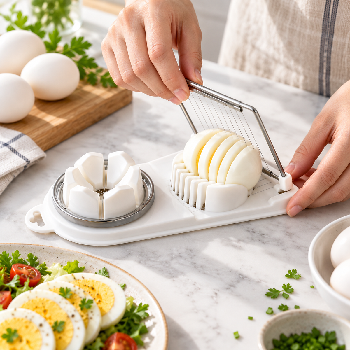 Portable Egg Storage Container for Refrigerator