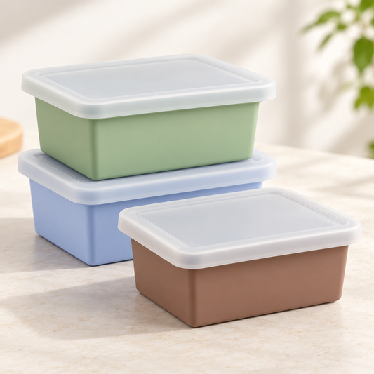 Silicone Food Storage Containers With Lids – Reusable Meal Prep & Kitchen Organizer